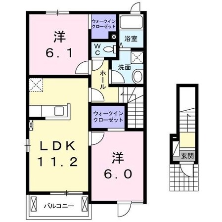 テツミ　IIの物件間取画像